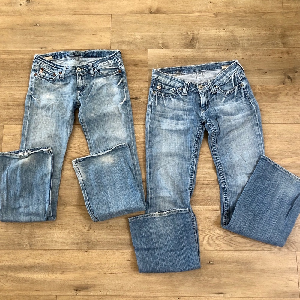 2 pairs of big star jeans